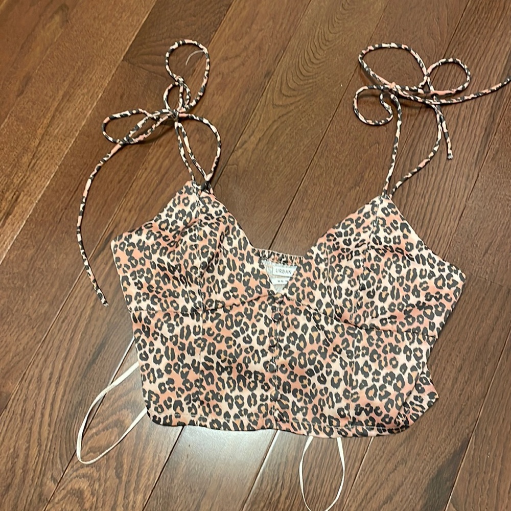urban outfitters going out too size medium cheetah print